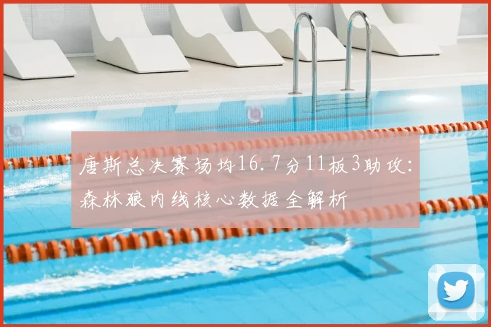 唐斯总决赛场均16.7分11板3助攻:森林狼内线核心数据全解析